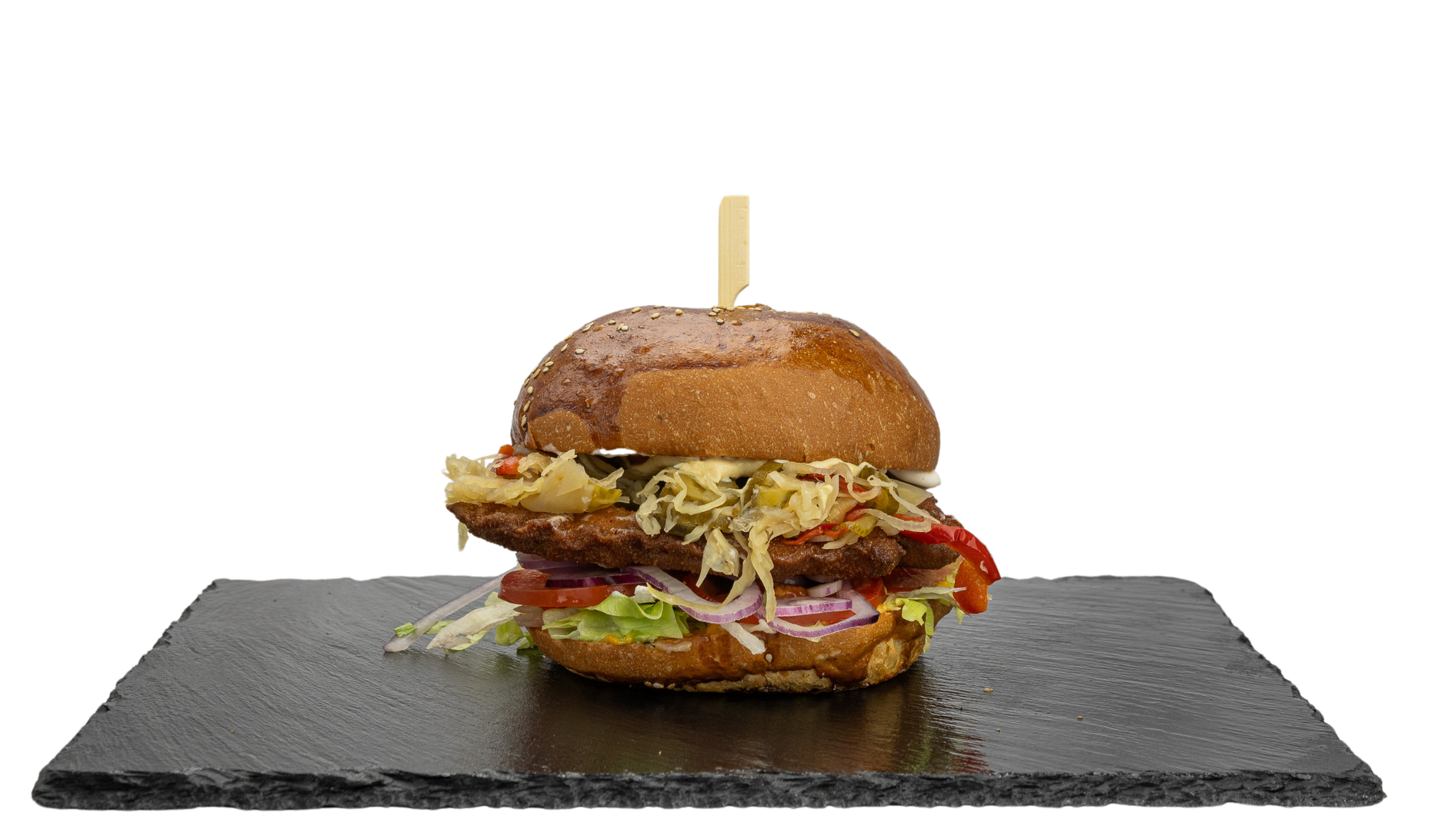 Retro Burger (Rántott csirkés)